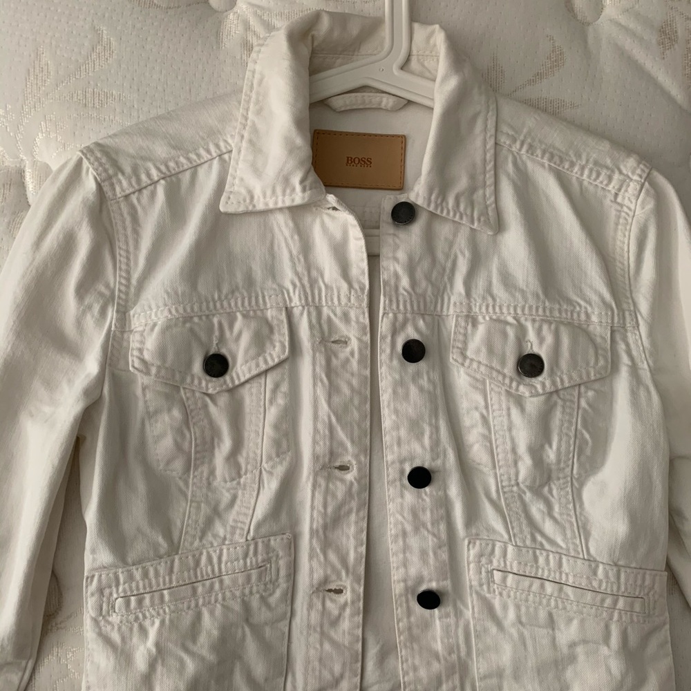 Hugo Boss Egg White denim jacket